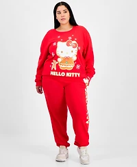 Love Tribe Trendy Plus Hello Kitty Holiday Sweatshirt