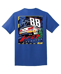 Jr Motorsports Official Team Apparel Men's Royal Connor Zilisch WeatherTech Car T-Shirt
