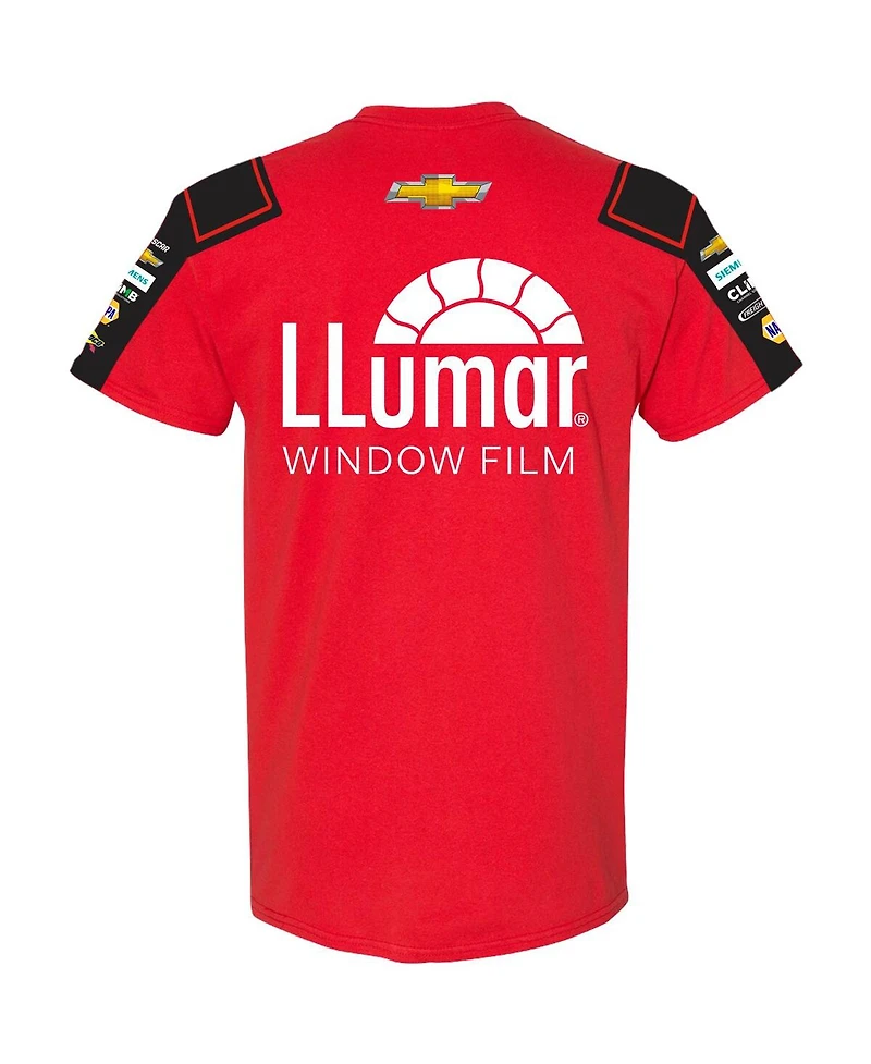 Hendrick Motorsports Team Collection Men's Red/Black Chase Elliott Lumar Uniform T-Shirt