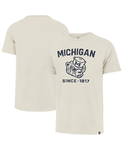 '47 Brand Men's Cream Michigan Wolverines Duster Franklin T-Shirt