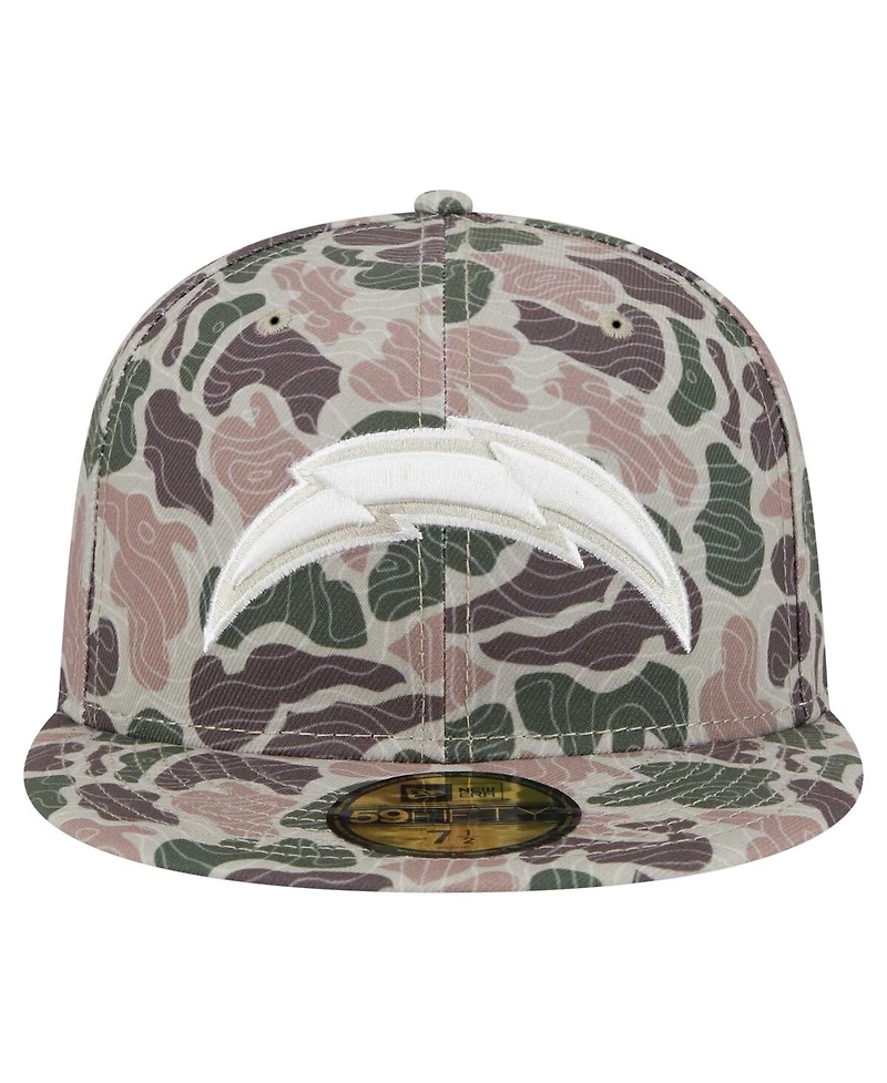 New Era Men's Los Angeles Chargers Geo Camo 59FIFTY Fitted Hat