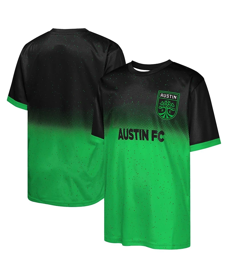Outerstuff Big Boys and Girls Black Austin Fc Stalwart Defender T-Shirt