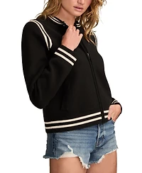 Lucky Brand Women's Zip-Up Long-Sleeve Bomber Jacket