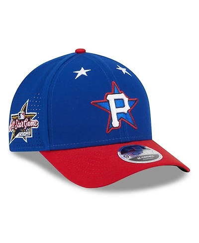 New Era Men's Blue/Red Pittsburgh Pirates 2025 Mlb All-Star Game Workout 9FORTY M-Crown Adjustable Hat