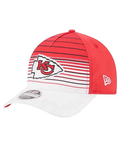 New Era Men's White/Red Kansas City Chiefs Adventure Gradient 9FORTY M-Crown A-Frame Adjustable Hat