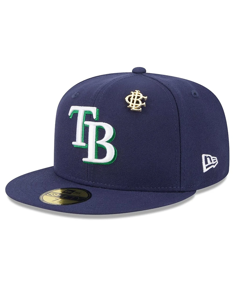New Era Men's Navy Tampa Bay Rays 2025 Big League Chew 59FIFTY Fitted Hat