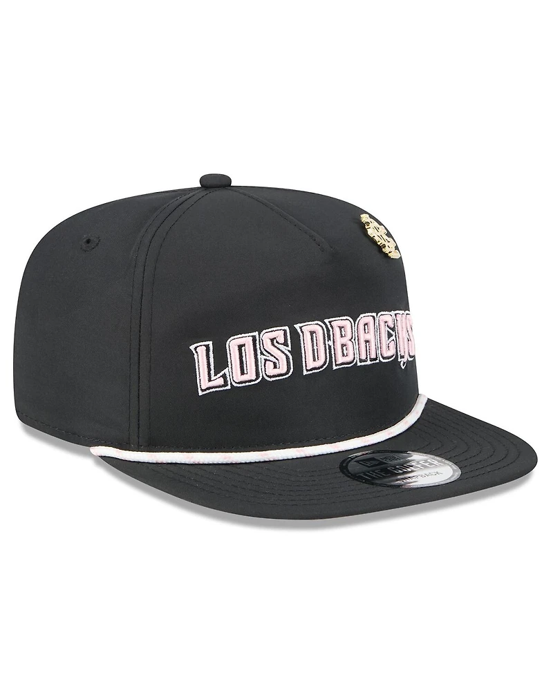 New Era Men's Black Arizona Diamondbacks 2025 Big League Chew Golfer Snapback Hat