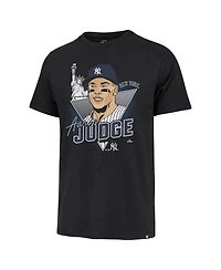 '47 Brand Men's Aaron Judge Black New York Yankees Player Caricature Franklin T-Shirt