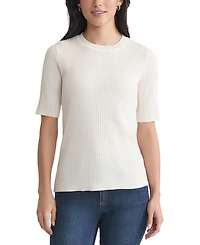 Jones New York Petite Sutton Short-Sleeve Knit Top