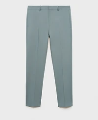 Mango Men's Stretch Fabric Super Slim-Fit Suit Pants