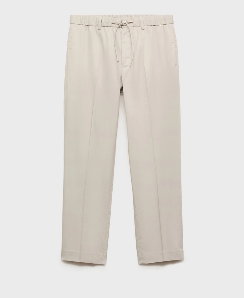 Mango Men's Lyocell Cotton Jogger Pants