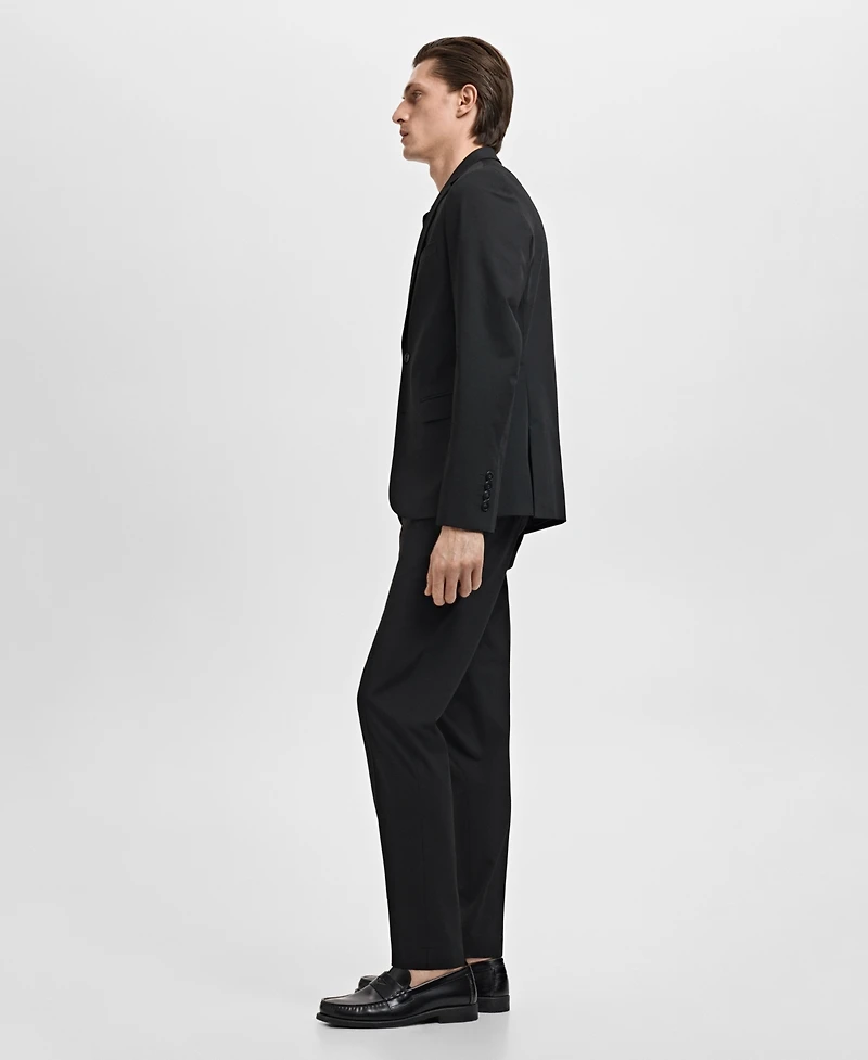 Mango Men's Stretch Fabric Super Slim-Fit Suit Jacket