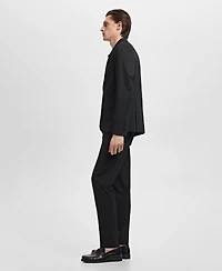 Mango Men's Stretch Fabric Super Slim-Fit Suit Jacket