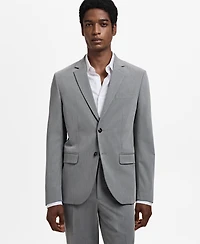 Mango Men's Stretch Fabric Super Slim-Fit Suit Jacket