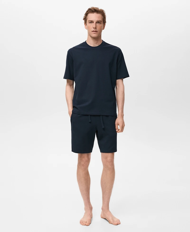 Mango Men's Cotton Shorts Pajama Pack