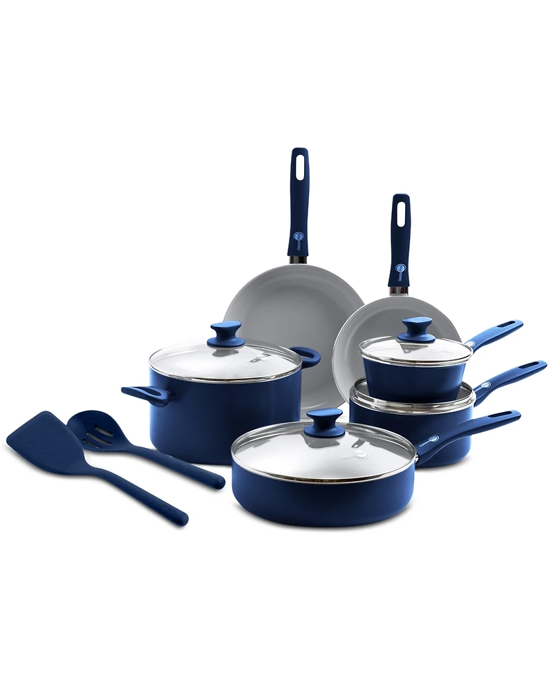 GreenPan Dover 12-Piece Ceramic Nonstick Cookware Set