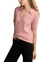 Lucky Brand Women's Cloud Soft Collared Sweater T-Shirt