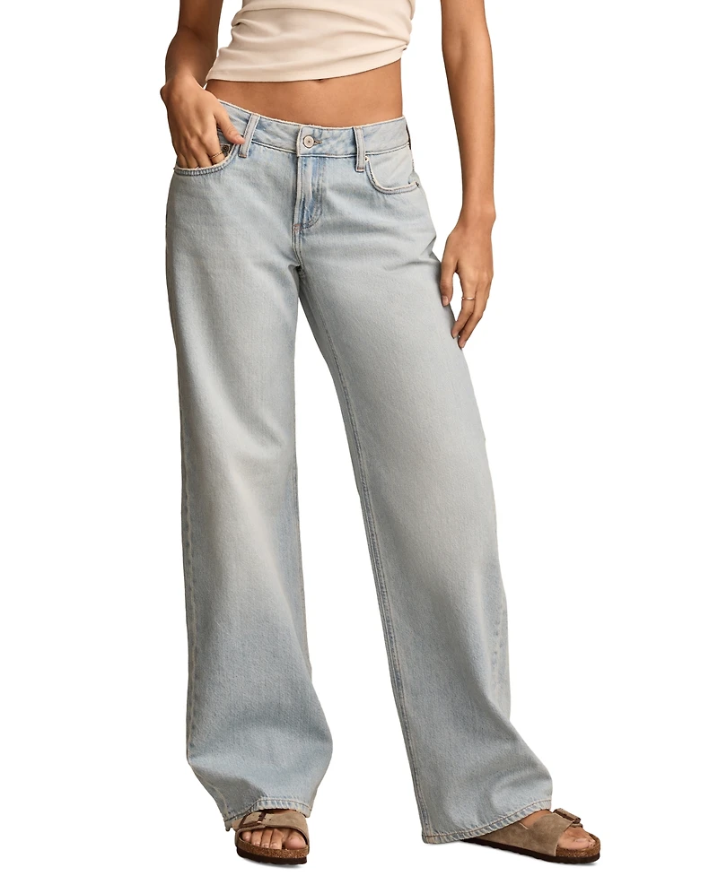 Lucky Brand Women's High-Rise Baggy Wide-Leg Jeans