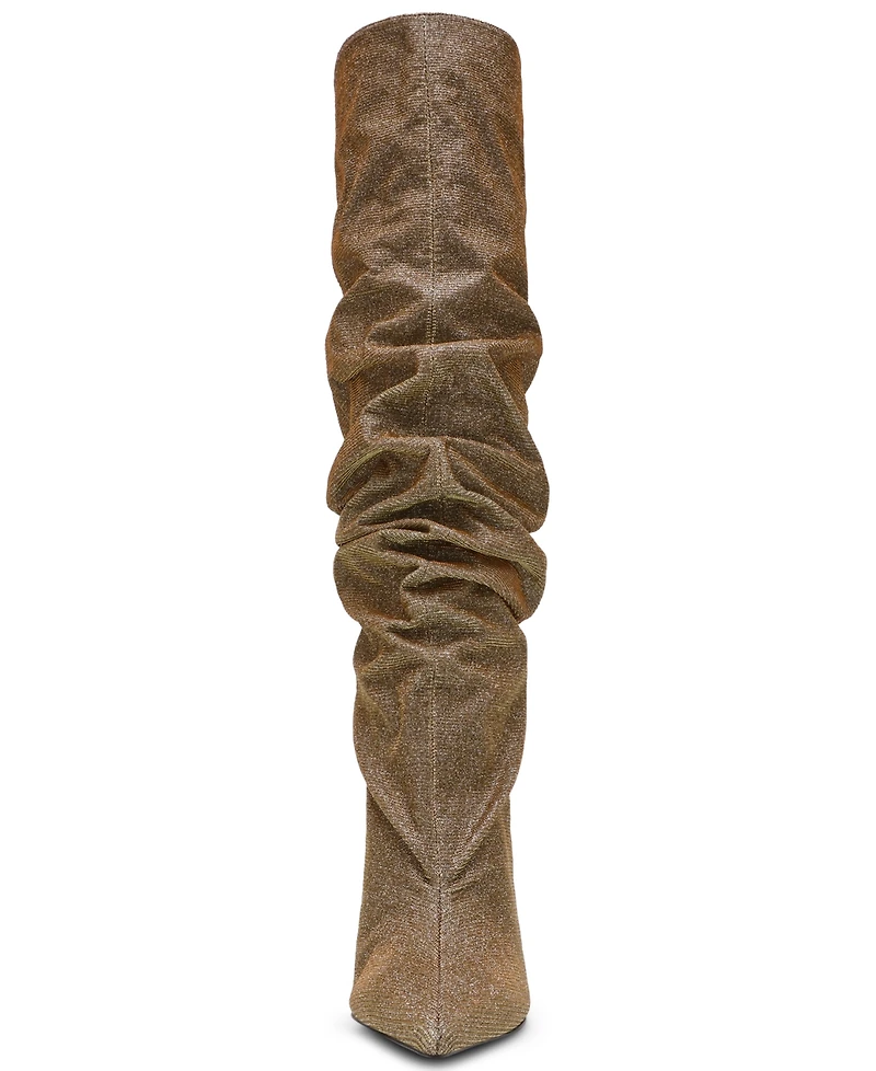 Steve Madden Women's Distortion Knee-High Slouch Wedge Boots