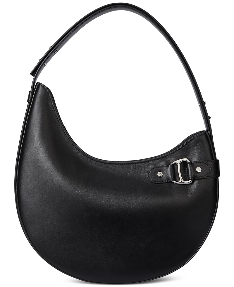Lauren Ralph Leather Medium Tasha Shoulder Bag