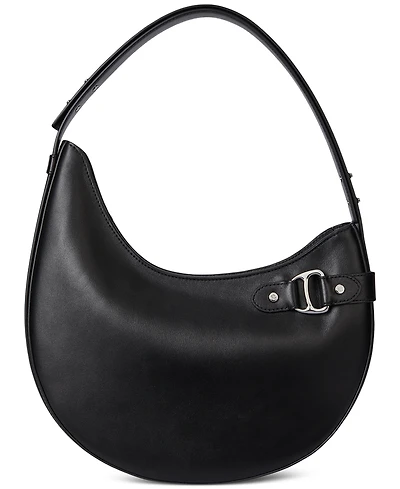 Lauren Ralph Leather Medium Tasha Shoulder Bag