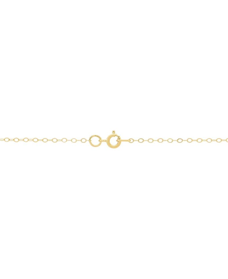 Crucifix Raised Christ Figure Cross 15" Pendant Necklace in 14k Gold