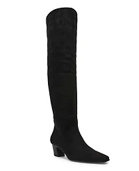 Dv Dolce Vita Women's Stryker Wide-Calf Over-the-Knee Pull On Heeled Boots