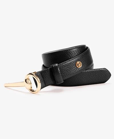 Giani Bernini Half Horsebit Buckle Pant Belt