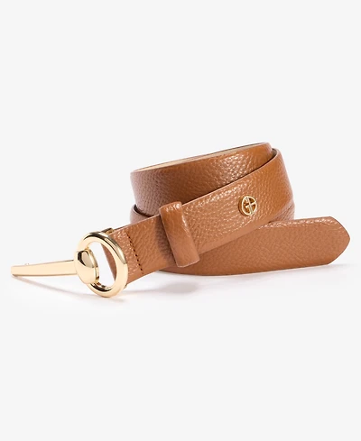 Giani Bernini Half Horsebit Buckle Pant Belt