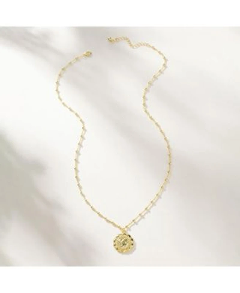 14k Gold Plated Atocha Pendant Necklace 15.5 X22 3 X22 Extender