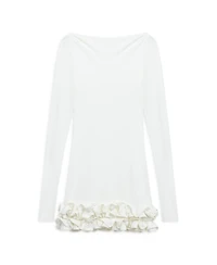 Nocturne Women's Frill Detailed Jersey Mini Dress