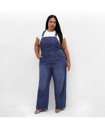 City Chic Women's Pinafore Overall