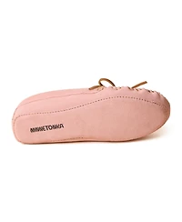 Minnetonka Women's Suede Pile Lined Softsole Slippers