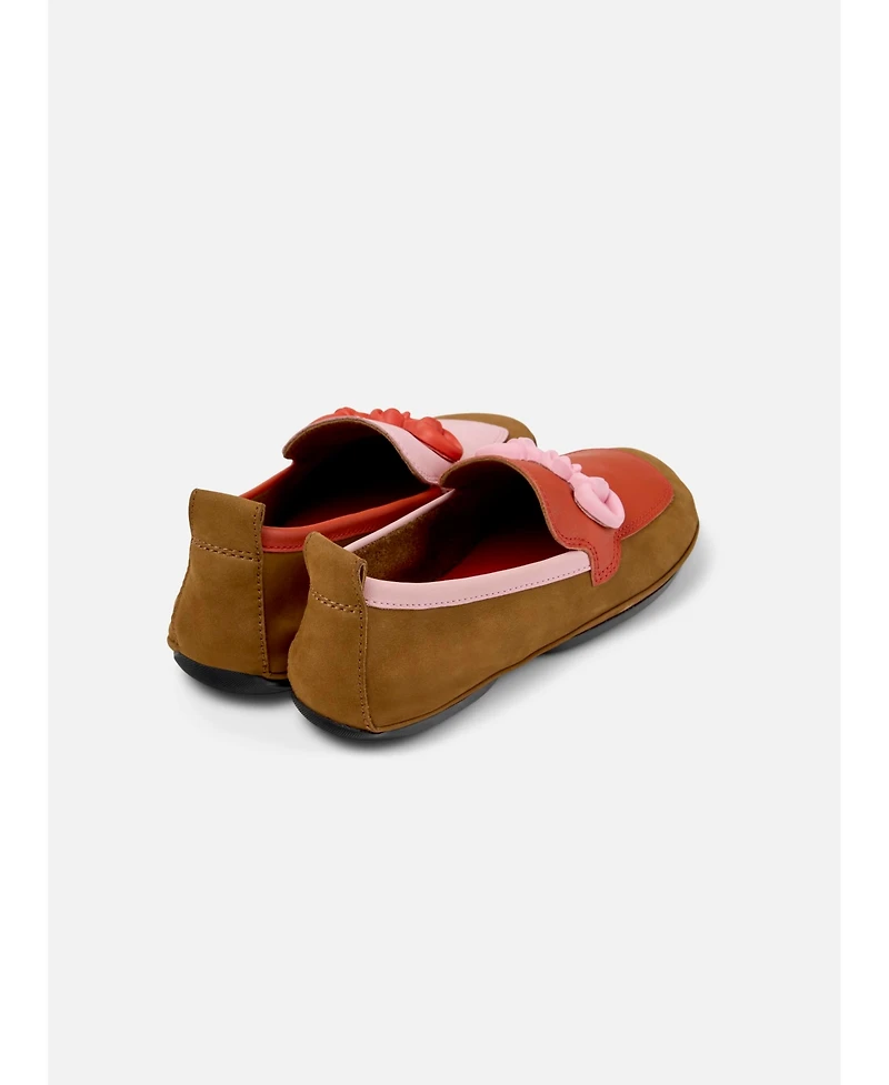 Camper Tws Right Nina Nubuck Leather Moccasin