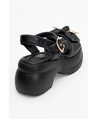 Merida Buckle Platform Sandal (Women)