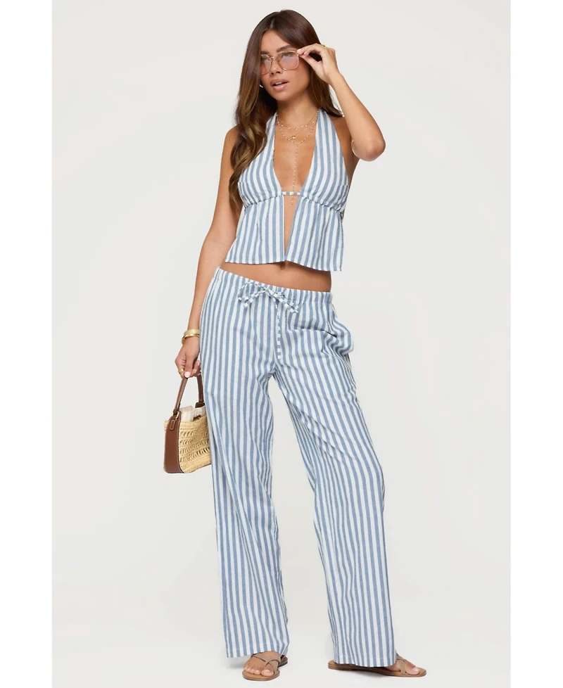 Edikted Women's Macey Striped Pants