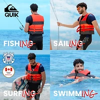 Quiksilver Uscg Approved Adult Life Vest