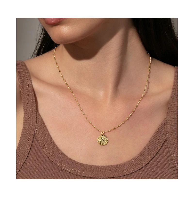 14k Gold-Plated Atocha Pendant Necklace
