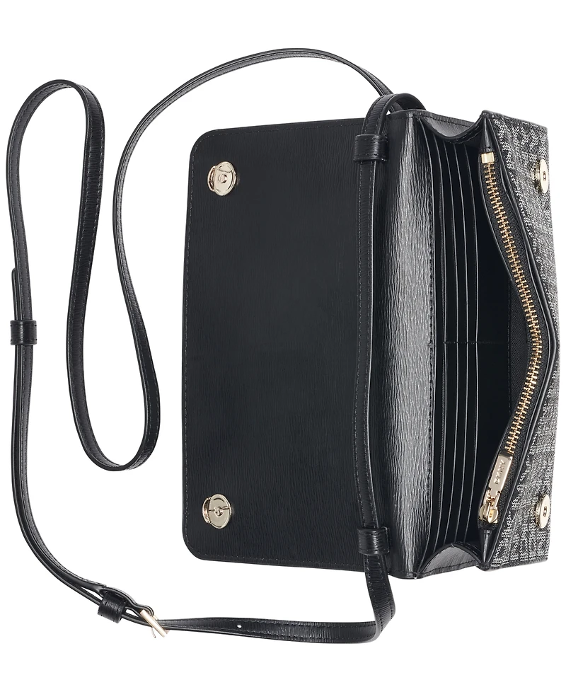 Dkny Bryant Ave Mini Logo Wallet Crossbody