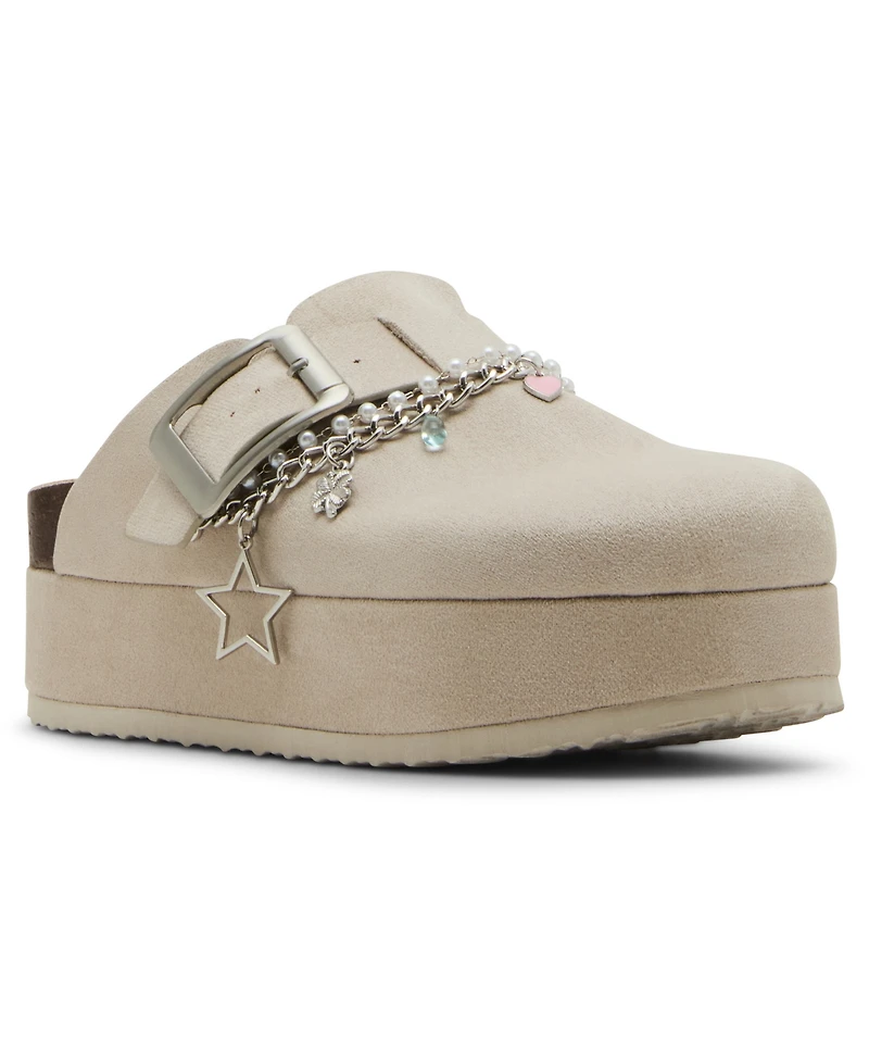 Madden Girl Women's Luna Cb Charm Platform Buckle Clogs