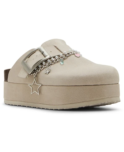 Madden Girl Women's Luna Cb Charm Platform Buckle Clogs