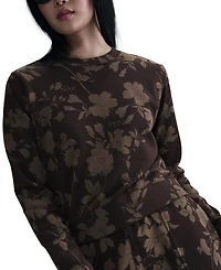 Nike Women's Classic Printed Crewneck Sweatshirt