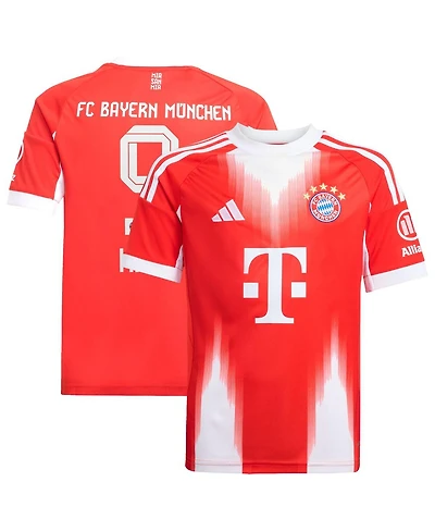 Adidas Big Boys and Girls Harry Kane Red Bayern Munich 2025/26 Home Replica Jersey