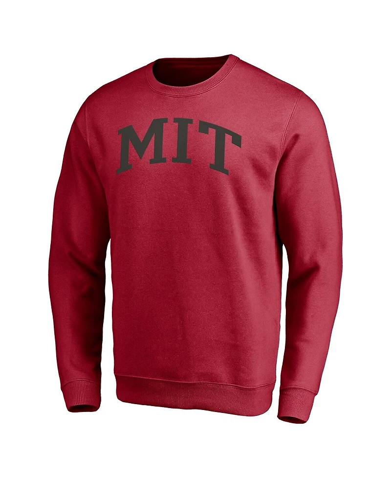 Fanatics Men's Cardinal Mit Engineers Arched Fleece Pullover Sweatshirt