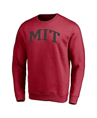 Fanatics Men's Cardinal Mit Engineers Arched Fleece Pullover Sweatshirt