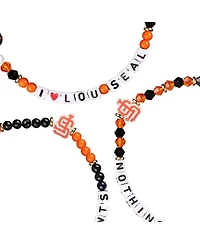 Foco San Francisco Giants 3-Pack Friendship Bracelet Set