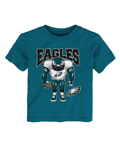 Outerstuff Toddler Midnight Green Philadelphia Eagles Brute Squad T-Shirt