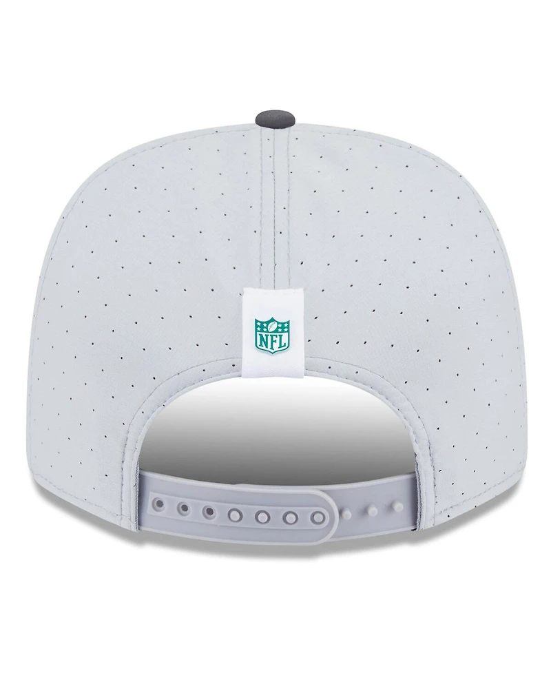 New Era Men's Gray/Graphite New York Jets 2025 Nfl Training Camp 9SEVENTY Adjustable Hat