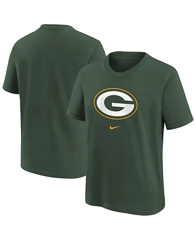 Nike Big Boys and Girls Green Bay Packers Primary Logo Legend T-Shirt