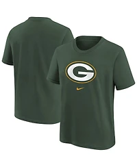 Nike Big Boys and Girls Green Bay Packers Primary Logo Legend T-Shirt
